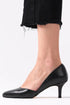Black Color Heeled Shoes